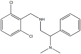 [(2,6-dichlorophenyl)methyl][2-(dimethylamino)-2-phenylethyl]amine Struktur