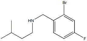 [(2-bromo-4-fluorophenyl)methyl](3-methylbutyl)amine Struktur