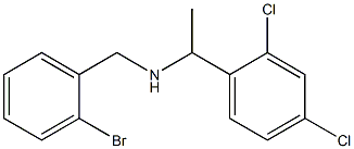 [(2-bromophenyl)methyl][1-(2,4-dichlorophenyl)ethyl]amine Struktur