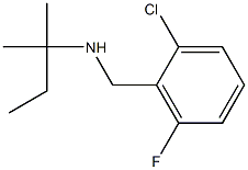 [(2-chloro-6-fluorophenyl)methyl](2-methylbutan-2-yl)amine Struktur