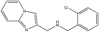 [(2-chlorophenyl)methyl]({imidazo[1,2-a]pyridin-2-ylmethyl})amine Struktur