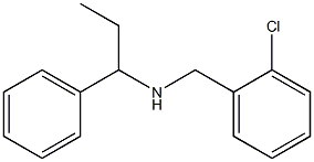 [(2-chlorophenyl)methyl](1-phenylpropyl)amine Struktur