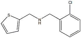 [(2-chlorophenyl)methyl](thiophen-2-ylmethyl)amine Struktur