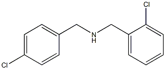 [(2-chlorophenyl)methyl][(4-chlorophenyl)methyl]amine Struktur