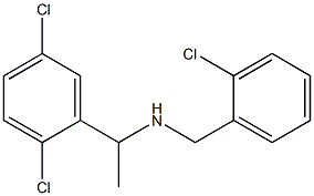 [(2-chlorophenyl)methyl][1-(2,5-dichlorophenyl)ethyl]amine Struktur