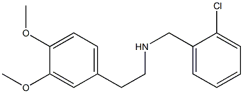 [(2-chlorophenyl)methyl][2-(3,4-dimethoxyphenyl)ethyl]amine Struktur