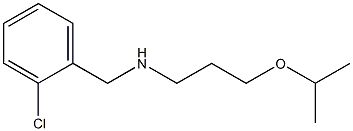 [(2-chlorophenyl)methyl][3-(propan-2-yloxy)propyl]amine Struktur