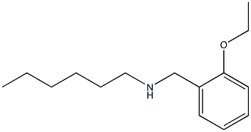 [(2-ethoxyphenyl)methyl](hexyl)amine Struktur