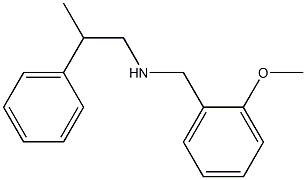 [(2-methoxyphenyl)methyl](2-phenylpropyl)amine Struktur