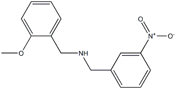 [(2-methoxyphenyl)methyl][(3-nitrophenyl)methyl]amine Struktur