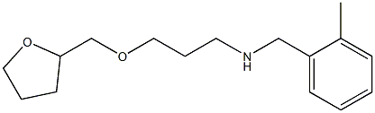 [(2-methylphenyl)methyl][3-(oxolan-2-ylmethoxy)propyl]amine Struktur