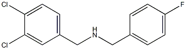 [(3,4-dichlorophenyl)methyl][(4-fluorophenyl)methyl]amine Struktur