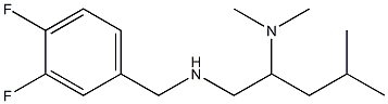 [(3,4-difluorophenyl)methyl][2-(dimethylamino)-4-methylpentyl]amine Struktur