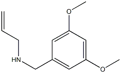 [(3,5-dimethoxyphenyl)methyl](prop-2-en-1-yl)amine Struktur