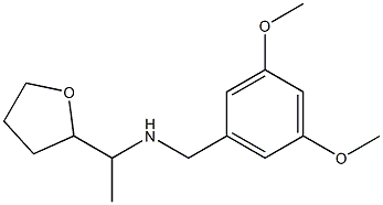 [(3,5-dimethoxyphenyl)methyl][1-(oxolan-2-yl)ethyl]amine Struktur