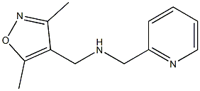 [(3,5-dimethyl-1,2-oxazol-4-yl)methyl](pyridin-2-ylmethyl)amine Struktur