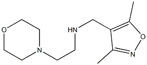 [(3,5-dimethyl-1,2-oxazol-4-yl)methyl][2-(morpholin-4-yl)ethyl]amine Struktur