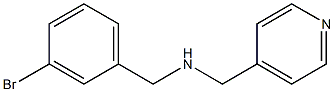 [(3-bromophenyl)methyl](pyridin-4-ylmethyl)amine Struktur