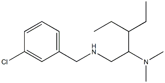 [(3-chlorophenyl)methyl][2-(dimethylamino)-3-ethylpentyl]amine Struktur