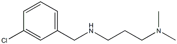 [(3-chlorophenyl)methyl][3-(dimethylamino)propyl]amine Struktur