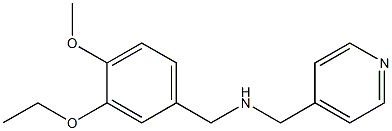 [(3-ethoxy-4-methoxyphenyl)methyl](pyridin-4-ylmethyl)amine Struktur