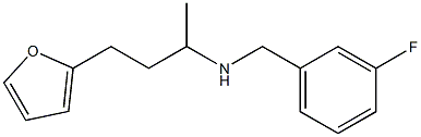 [(3-fluorophenyl)methyl][4-(furan-2-yl)butan-2-yl]amine Struktur