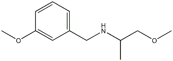 [(3-methoxyphenyl)methyl](1-methoxypropan-2-yl)amine Structure