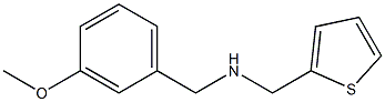 [(3-methoxyphenyl)methyl](thiophen-2-ylmethyl)amine Struktur