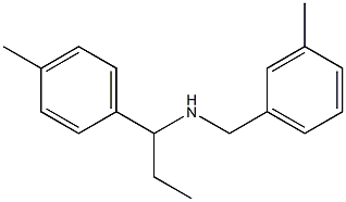 [(3-methylphenyl)methyl][1-(4-methylphenyl)propyl]amine Struktur