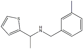 [(3-methylphenyl)methyl][1-(thiophen-2-yl)ethyl]amine Struktur