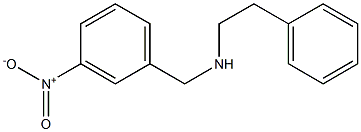 [(3-nitrophenyl)methyl](2-phenylethyl)amine Struktur