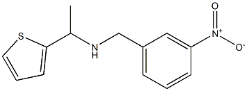 [(3-nitrophenyl)methyl][1-(thiophen-2-yl)ethyl]amine Struktur