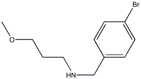 [(4-bromophenyl)methyl](3-methoxypropyl)amine Struktur