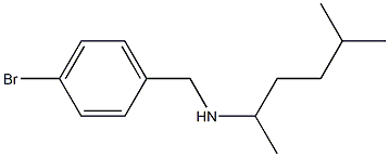 [(4-bromophenyl)methyl](5-methylhexan-2-yl)amine Struktur