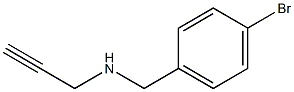 [(4-bromophenyl)methyl](prop-2-yn-1-yl)amine Struktur