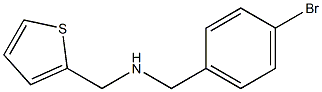 [(4-bromophenyl)methyl](thiophen-2-ylmethyl)amine Struktur