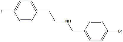 [(4-bromophenyl)methyl][2-(4-fluorophenyl)ethyl]amine Struktur