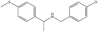 [(4-chlorophenyl)methyl]({1-[4-(methylsulfanyl)phenyl]ethyl})amine Struktur