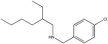 [(4-chlorophenyl)methyl](2-ethylhexyl)amine Struktur