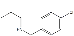 [(4-chlorophenyl)methyl](2-methylpropyl)amine Struktur