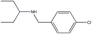 [(4-chlorophenyl)methyl](pentan-3-yl)amine Struktur