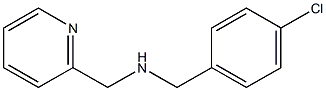 [(4-chlorophenyl)methyl](pyridin-2-ylmethyl)amine Struktur