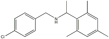 [(4-chlorophenyl)methyl][1-(2,4,6-trimethylphenyl)ethyl]amine Struktur