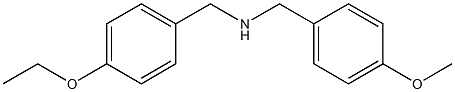 [(4-ethoxyphenyl)methyl][(4-methoxyphenyl)methyl]amine Struktur