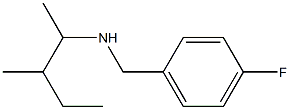 [(4-fluorophenyl)methyl](3-methylpentan-2-yl)amine Struktur