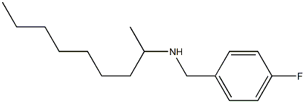 [(4-fluorophenyl)methyl](nonan-2-yl)amine Struktur