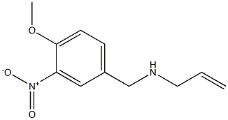 [(4-methoxy-3-nitrophenyl)methyl](prop-2-en-1-yl)amine Struktur