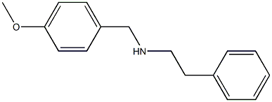 [(4-methoxyphenyl)methyl](2-phenylethyl)amine Struktur