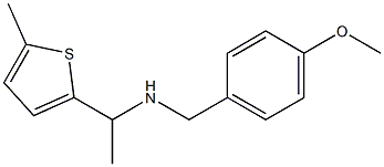 [(4-methoxyphenyl)methyl][1-(5-methylthiophen-2-yl)ethyl]amine Struktur