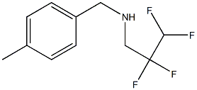 [(4-methylphenyl)methyl](2,2,3,3-tetrafluoropropyl)amine Struktur